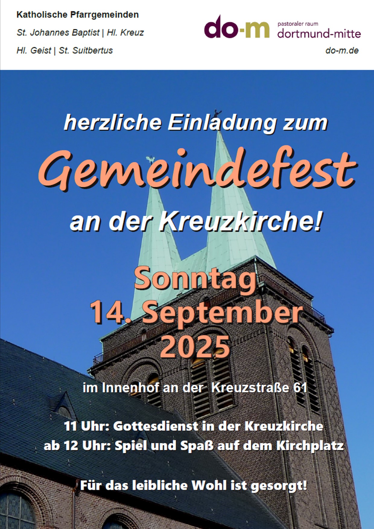 Gemeindefest des ehemaligen Pastoralverbundes Dortmund Mitte-Südwest